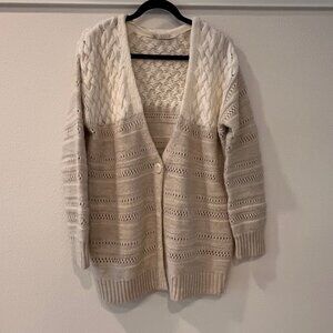Hinge Oranate Textured Cardigan